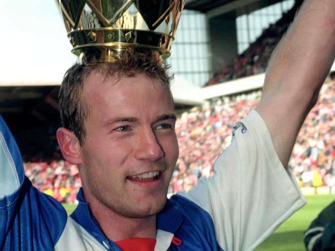 Alan Shearer je v sezoni 1994/95 zabil kar 34 golov za Blackburn Rovers

Foto Reuters
