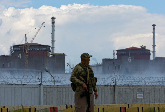 Jedrska elektrarna v Zaporožju. FOTO: Alexander Ermochenko/Reuters
