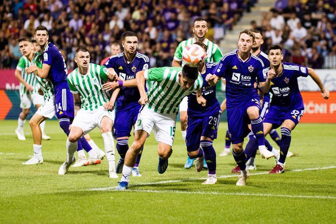 Takole je Svit Sešlar zabil vodilni gol za Ljubljančane v Ljudskem vrtu. FOTO: Voranc Vogel
