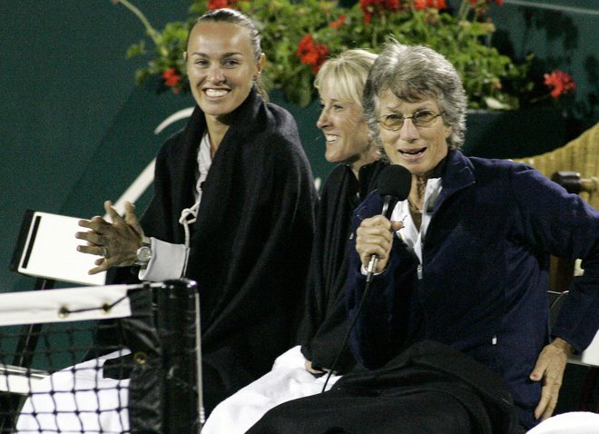 Martina Hingis (levo) nima sreče v ljubezni. FOTO: Mary Ann Chastain/Reuters
