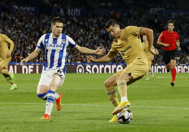 Robert Lewandowski je hitro utišal kritike. FOTO: Vincent West/Reuters
