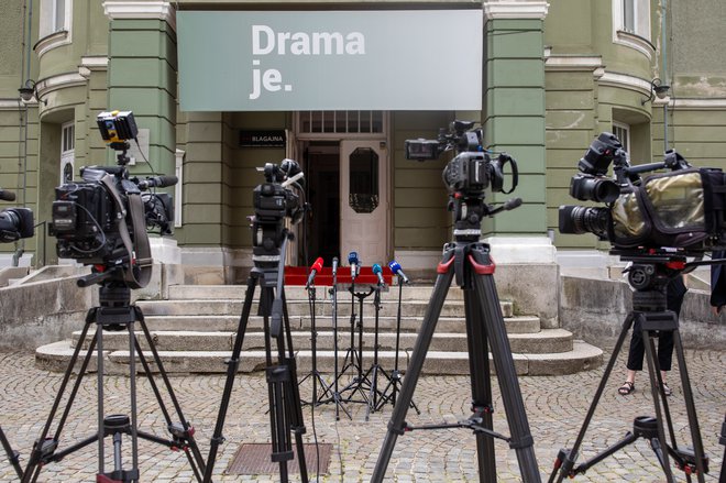 Podobna rešitev problema se morda nakazuje v primeru Slovenskega narodnega gledališča Drama. FOTO: Voranc Vogel/Delo