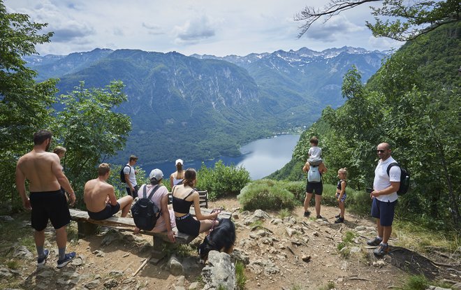 Julija so turisti 40 odstotkov prenočitev opravili v gorskih občinah. Foto Primož Zrnec
