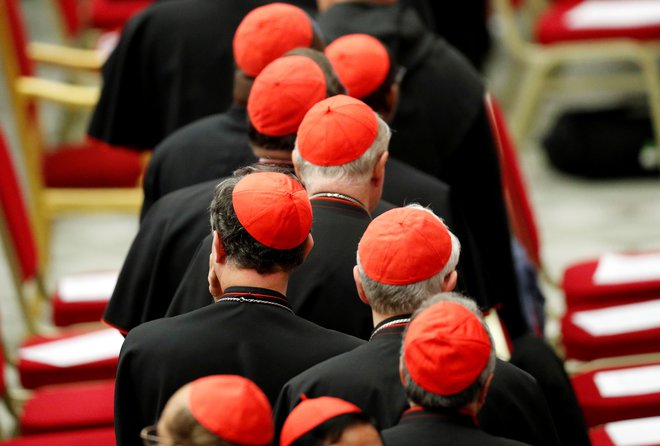 Med na novo umeščenimi člani kardinalskega zbora bodo tudi nekateri dostojanstveniki iz daljnih in majhnih držav. FOTO: Alessandro Bianchi/Reuters
