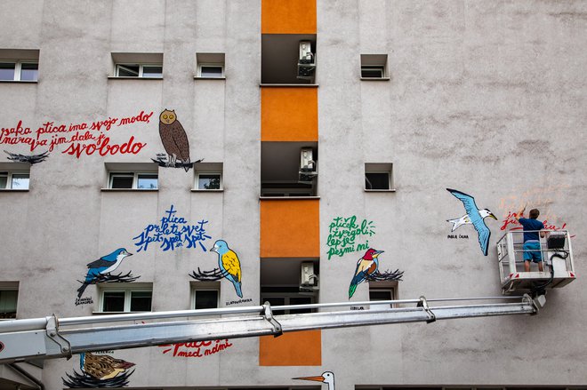 Morost na fasadi doma upokojencev Tabor mimoidoče opominja, kakšna dediščina ostaja naslednjim generacijam. FOTO: Voranc Vogel/Delo
