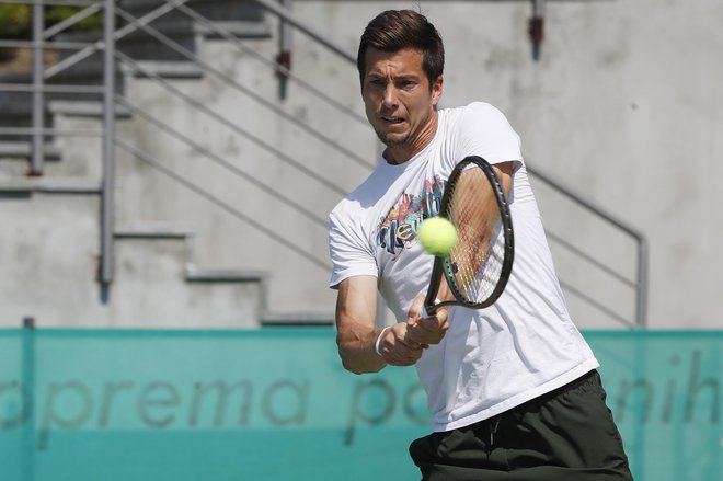 Aljaž Bedene. FOTO: Leon Vidic/Delo
