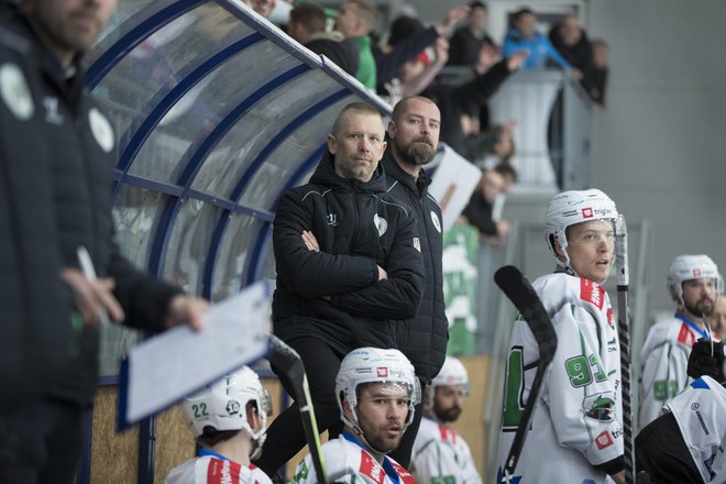 Mitja Šivic se podaja v drugo polno sezono na klopi SŽ Olimpije. FOTO: Jure Eržen/Delo
