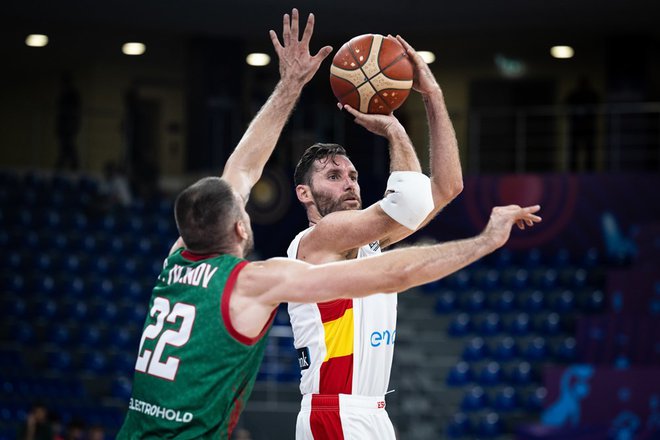 Rudy Fernandez (14 točk) in soigralci so v uvodnem nastopu na EP prekosili Bolgarijo s 114:87. FOTO: FIBA
