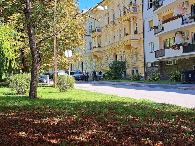 Zločin v mariborskem parku. FOTO: Oste Bakal
