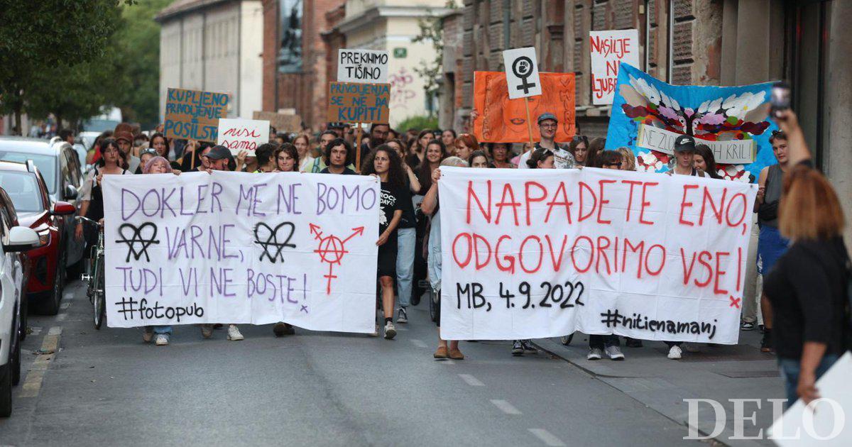 Centenas de pessoas participaram de uma manifestação em apoio às vítimas de violência sexual