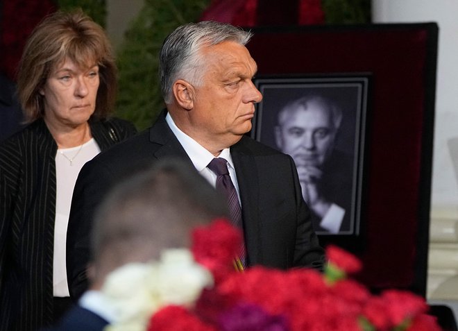 Madžarski premier Viktor Orbán ostaja breme evropske politike do Kremlja. Foto Alexander Zemlianichenko/AFP
