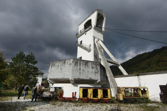 Za pravični prehod premogovne regije: streljaj od rudarskega muzeja bo v obrtni coni zrasel center brezogljične tehnologije. FOTO: Leon Vidic/Delo
