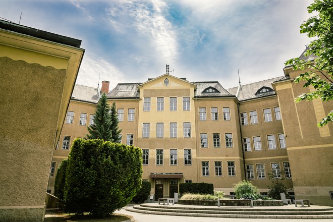 Gimnazija Celje - Center ima 960 dijakov, 87 redno zaposlenih in 20 zunanjih strokovnih sodelavcev. FOTO: Robert Valenti
