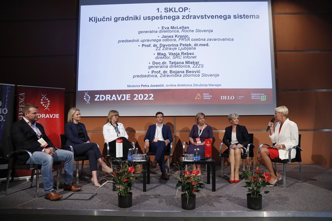 Poslovna konferenca Zdravje 2022. FOTO: Leon Vidic/Delo
