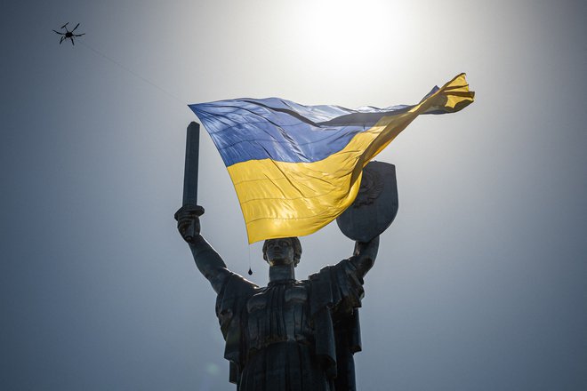 Čas in zgodovina sta na strani Ukrajine ... FOTO: Dimitar Dilkoff/Afp
