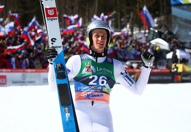 Peter Prevc je že neštetokrat razveselil slovenske privržence. FOTO:&nbsp;Borut Živulović/Reuters
