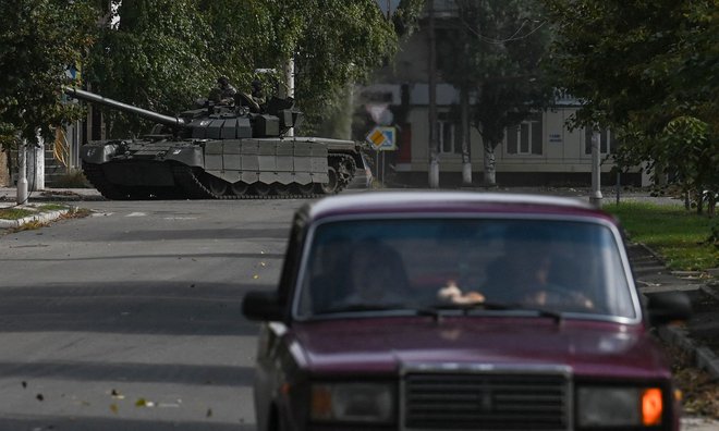 Podoba iz obleganega Bakmuta. FOTO:&nbsp;Juan Barreto/AFP
