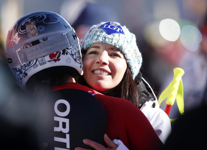 Tina Weirather je v svetovnem pokalu nanizala 41 uvrstitev na zmagovalni oder. FOTO: Matej Družnik/Delo
