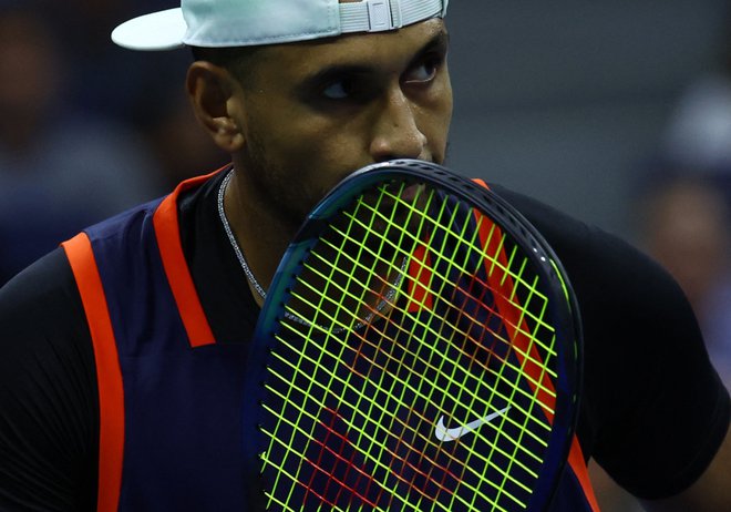 Nick Kyrgios je v teniški karavni znan po tem, da je najbolj vzkipljiv in brez dlake na jeziku. FOTO: Mike Segar/Reuters
