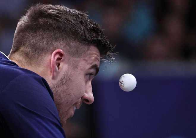 Darko Jorgić med finalnim obračunom letošnjega evropskega prvenstva v Münchnu. FOTO: Lukas Barth/Reuters
