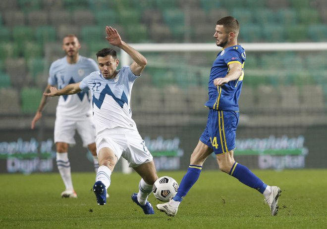 Amedej Vetrih je zbral 13 nastopov za reprezentanco. FOTO: Srdjan Živulović/Reuters
