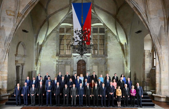 Evropska politična skupnost povezuje več kot 40 držav z različnimi interesi in vrednotami. FOTO: Joe Klamar/AFP
