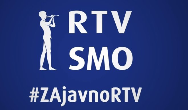 Jasno sporočilo novinark in novinarjev RTV Slovenija. FOTO: RTVS
