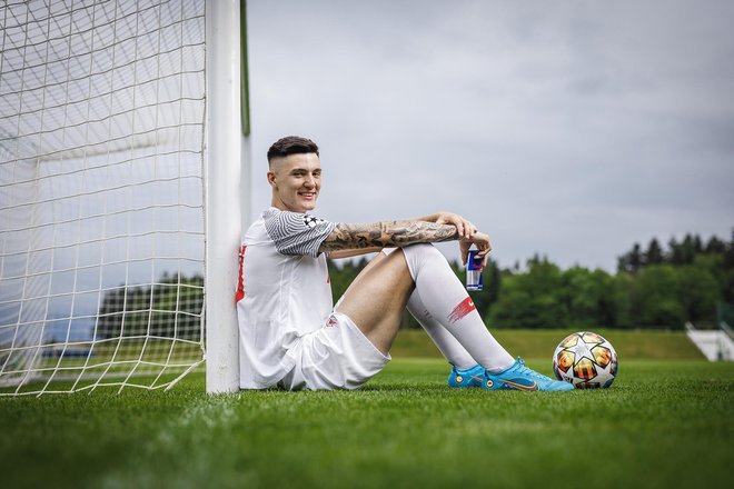 Portret reprezentančnega benjamina Benjamina na Brdu pri Kranju. FOTO: Red Bull Salzburg
