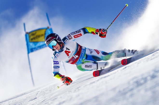 Žan Kranjec se je pred enim letom na premieri v Söldnu odrezal z odličnim nastopom in 3. mestom. FOTO:&nbsp;Matej Družnik/Delo
