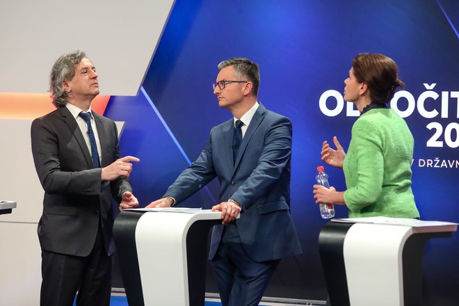 Bivša premiera Marjan Šarec in Alenka Bratušek imata v političnem življenju združene stranke marginalno vlogo. FOTO: Črt Piksi/Delo
