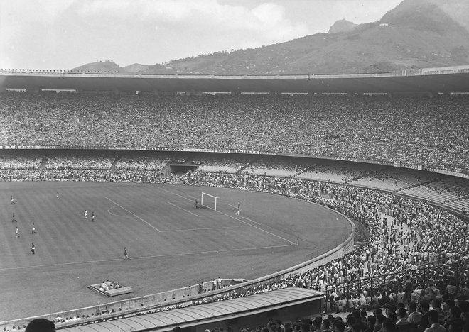 Štadion Marakana v Riu de Janeiru je bil osrednje prizorišče SP 1950. FOTO: Arquivo Nacional/wikipedia
