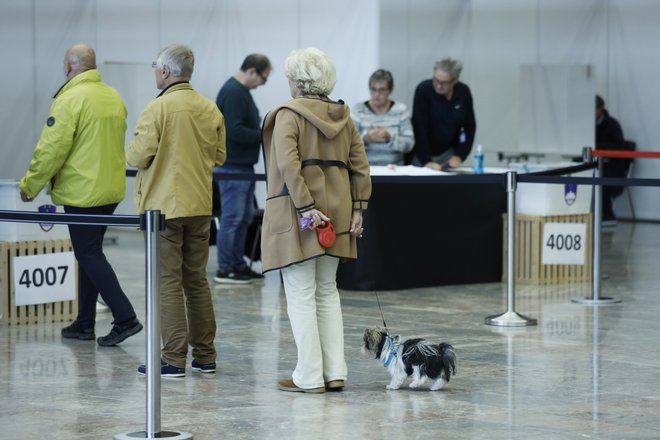 V&nbsp;vseh treh dneh predčasnega glasovanja je volilo&nbsp;68.000&nbsp;upravičencev. FOTO: Jože Suhadolnik/Delo
