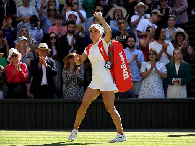 Simona Halep je bila na testu jemanja prepovedanih poživil pozitivna. FOTO: Toby Melville/Reuters
