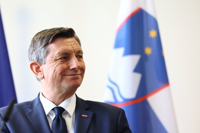 Predsednik Borut Pahor se poslavlja s funkcije. FOTO: Lisi Niesner/Reuters
