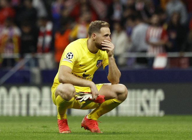 Jan Oblak je v tem tednu z Atleticom doživel še drugo razočaranje.&nbsp; FOTO: Susana Vera/Reuters
