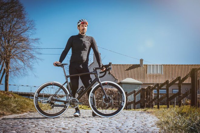 Fabian Cancellara z belimi gumami. FOTO: Arhiv proizvajalca
