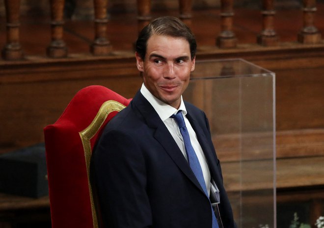 Rafael Nadal se je pri 36 letih razveselil naraščaja kot zadnji izmed velike četverice, v kateri so še Švicar Roger Federer (ta ima že štiri otroke), Srb Novak Đoković (2) in Škot Andy Murray (4).&nbsp;FOTO: Violeta Santos Moura/Reuters
