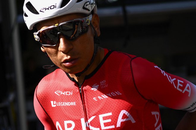 Nairo Quintana ni uspel s pritožbo na Mednarodno športno razsodišče. FOTO: Marco Bertorello/AFP
