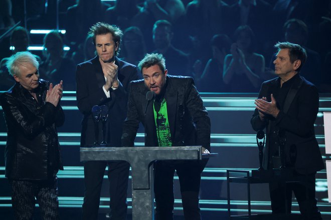 Simon Le Bon je nagovoril zbrane na otvoritveni slovesnosti v Los Angelesu. FOTO: Mario Anzuoni/Reuters
