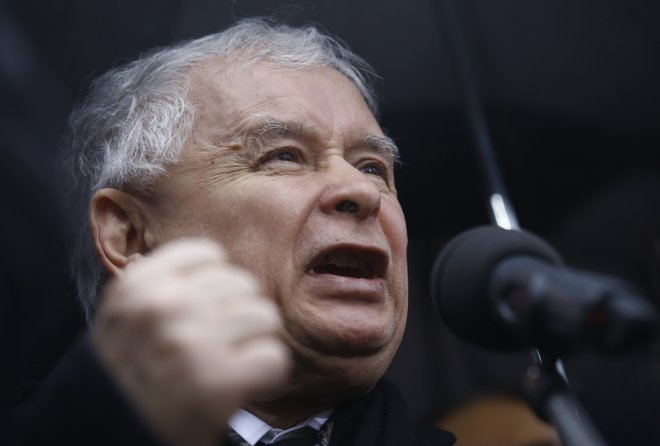 Jarosław Kaczyński velja za najmočnejšega človeka v največji slovanski članici Evropske unije. FOTO: Kacper Pempel/Reuters

