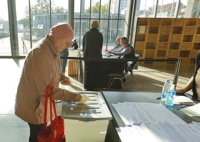 Prvi krog predsedniških volitev je bil 23. oktobra. FOTO: Jože Suhadolnik/Delo
