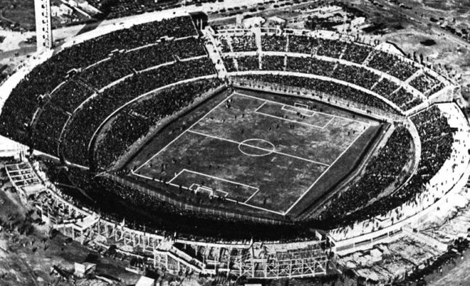 Stadion Centenario v mestu Montevideo v Urugvaju je bil osrednje prizorišče SP 1930. FOTO: Wikipedia
