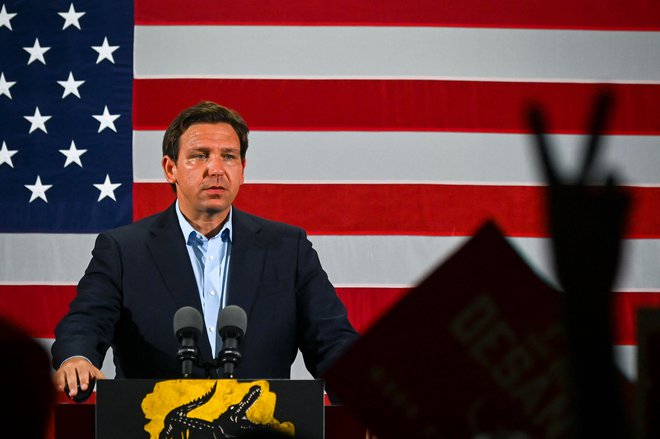 Bo floridski guverner Ron DeSantis prihodnji obraz republikanske stranke? FOTO: Eva Marie Uzcategui/AFP
