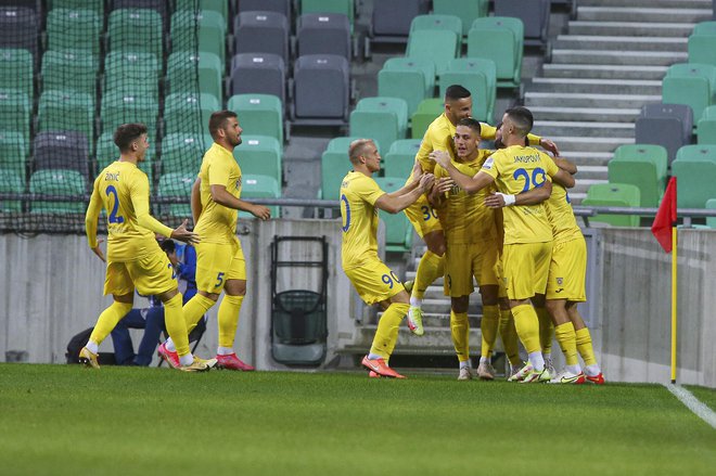 Domžalčani so imeli zeleno-bele v prvem derbiju Ljubljanske kotline prvega dela sezone v Stožicah že na kolenih, toda veselili so se prehitro. FOTO: Jože Suhadolnik/Delo
