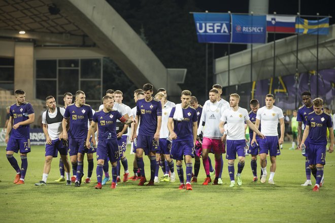 Mariborski nogometaši so se vrnili na zmagoviti tir.&nbsp;FOTO: Jure Eržen/Delo
