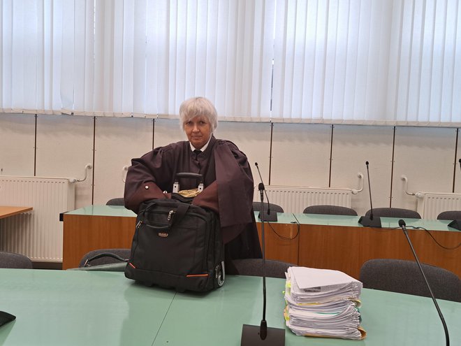 Kamenikova zagovornica odvetnica Maksimilijana Kincl Mlakar pravi, da je obtožnica povsem prazna, invalidna. FOTO: Špela Kuralt/Delo
