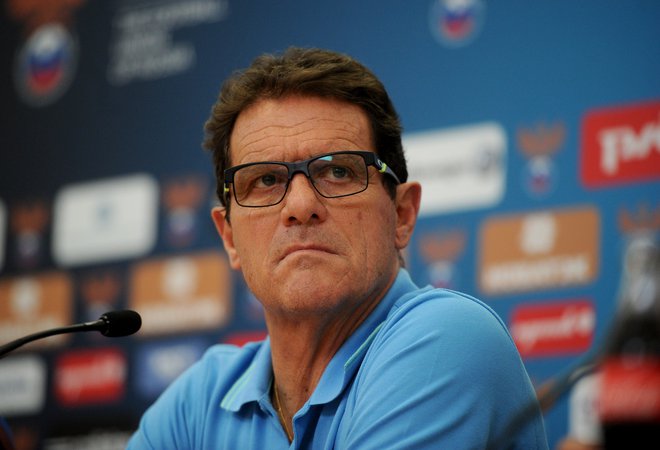 Fabio Capello iz obdobja, ko je vodil reprezentanco Rusije. FOTO: Olga Maltseva/AFP
