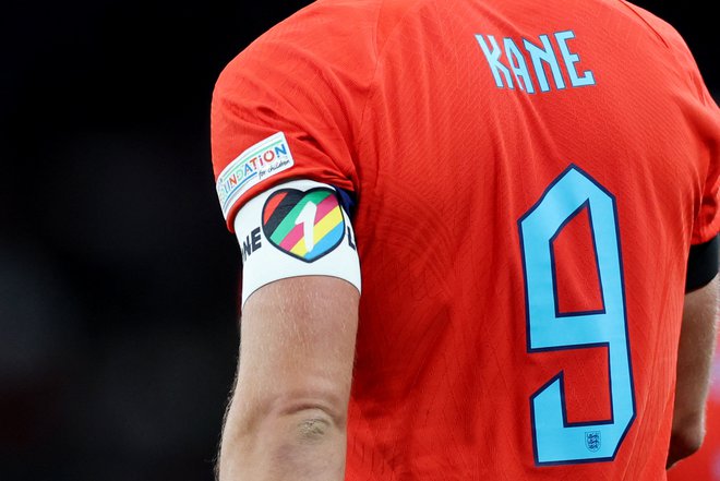 Harry Kane podpira boj proti diskriminaciji skupnosti LGBT+. FOTO: Carl Recine
