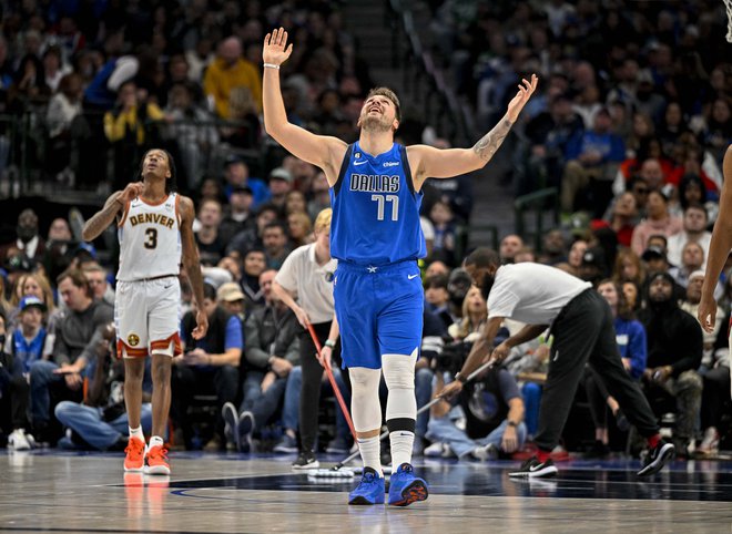 Luka Dončić je eden največjih zvezdnikov v ligi NBA. FOTO:&nbsp;Jerome Miron/USA&nbsp;Today Sports
