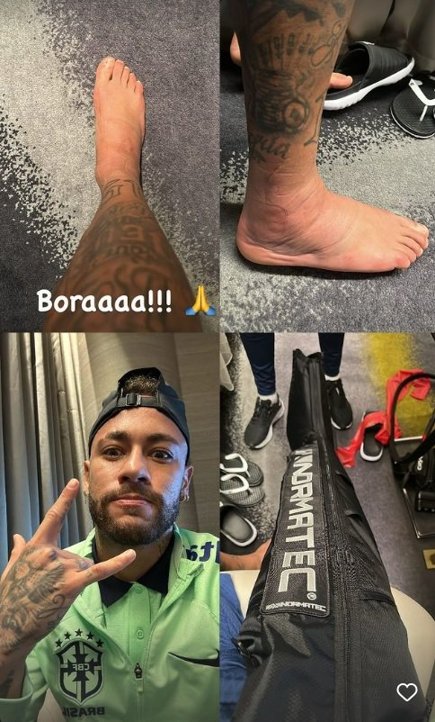 Neymar se je sledilcem spet oglasil prek instagrama. FOTO: Instagram
